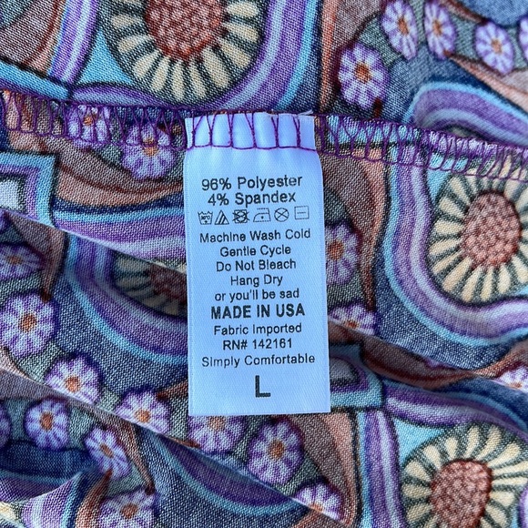 LulaRoe Multicolored Skirt - Picture 3 of 5